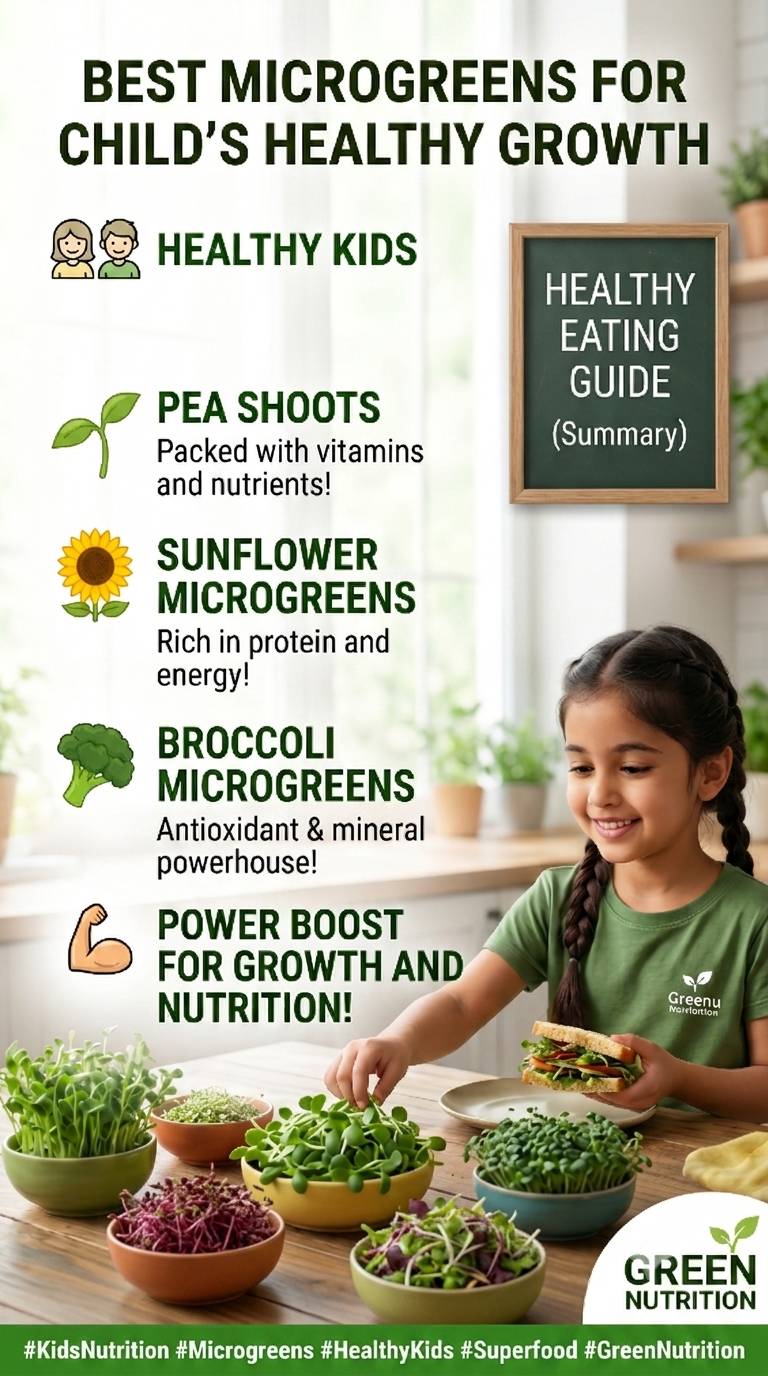 Best microgreens for child's healthy growth