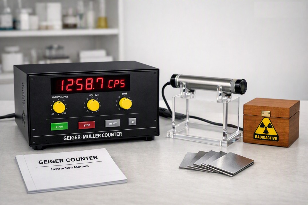 Geiger Muller counter laboratory equipment